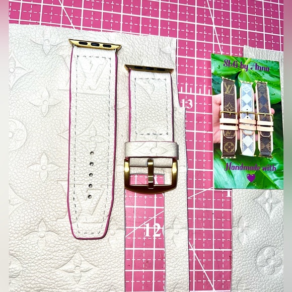 🩷 Loui V Empreinte Apple Watch band Handmade with 🩷 - Picture 10 of 15
